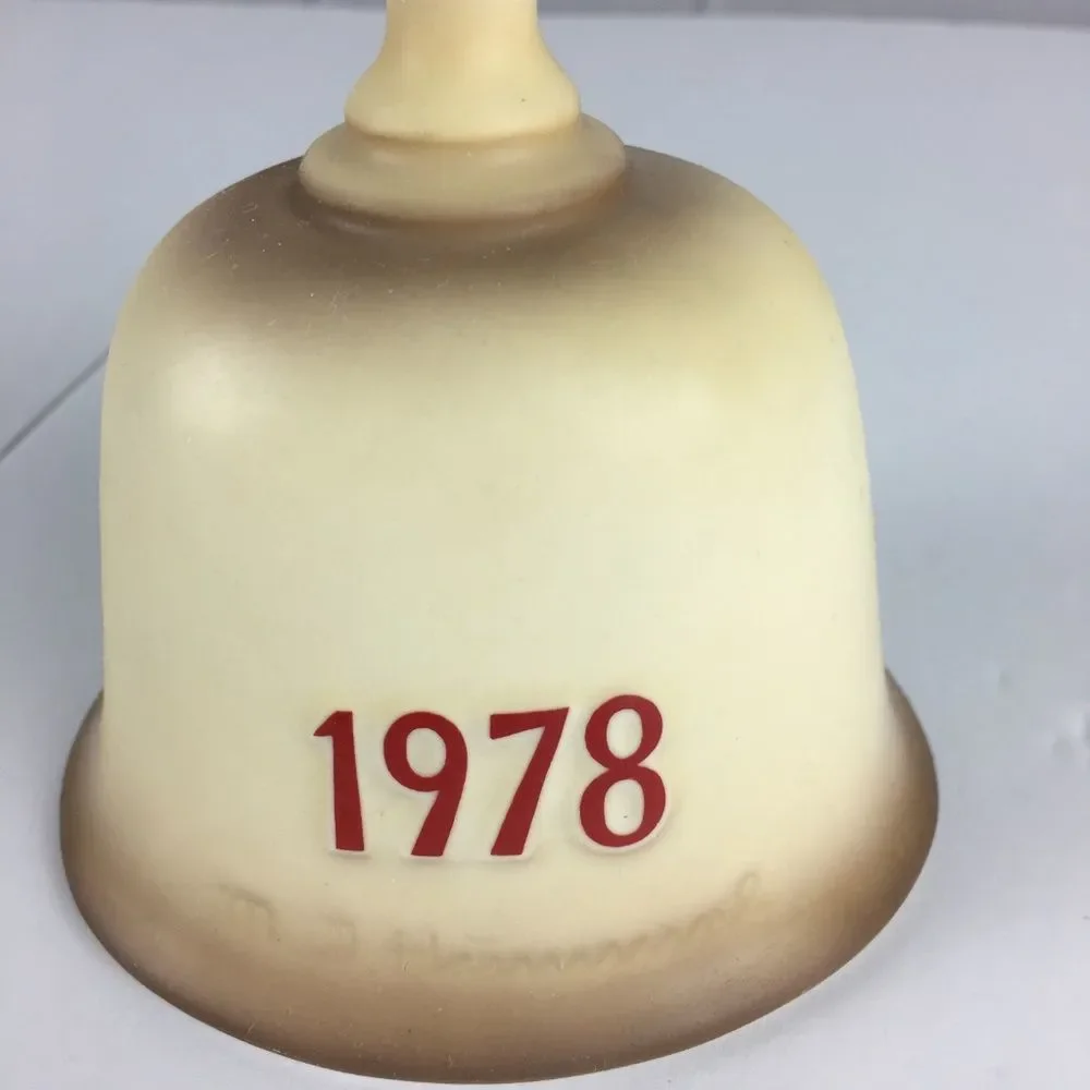 Vintage 1978 Hummel German Boy with Accordion Bell Made in West Germany